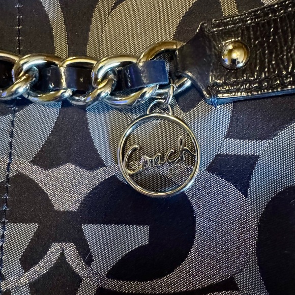 Coach Signature Vintage Chain bag F19820. Rare purple crossbody. - Picture 8 of 11